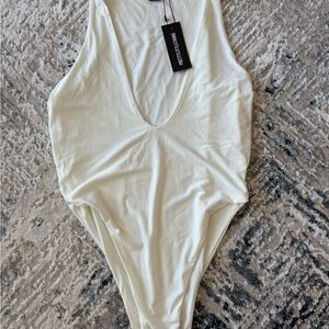 PrettyLittleThing White Bodysuit